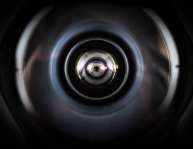 Kameranın lensinin görüntüsü