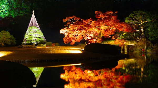 Hojas Otoño Rikugien —  Fotos de Stock