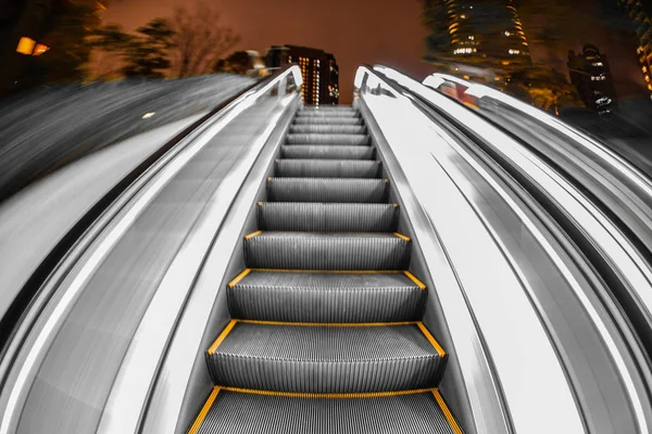 Elegante Imagen Escalera Mecánica Japón — Foto de Stock