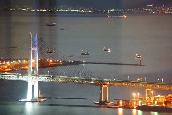 Ponte Sulla Baia Visto Dalla Torre Riferimento — Foto Stock