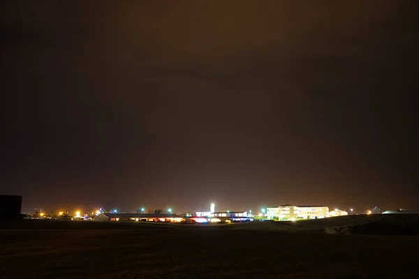 Noční Pohled Islandu — Stock fotografie