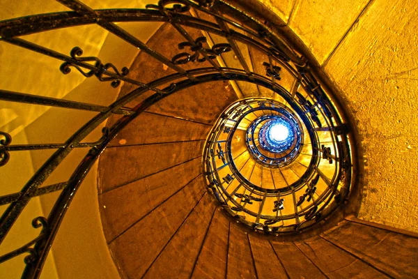 Basílica Santo Estêvão Escada Espiral — Fotografia de Stock