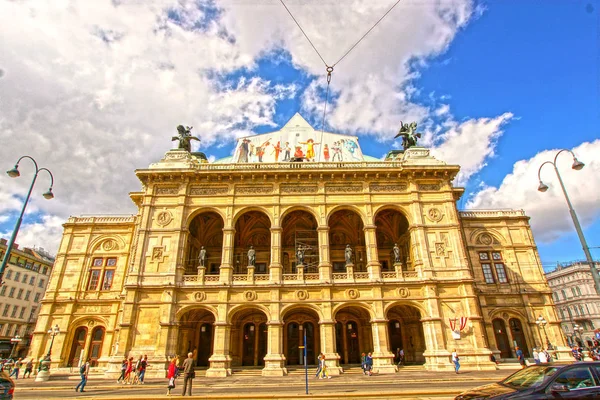 Austria Wiedeńska Opera Państwowa — Zdjęcie stockowe