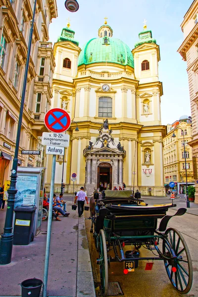 Ulice Wiednia Austria — Zdjęcie stockowe