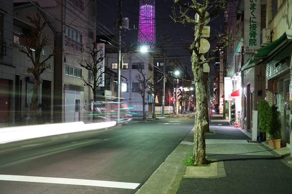 東京の街並みと東京スカイツリー — ストック写真