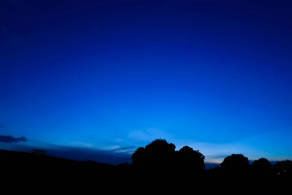 Crepúsculo Del Parque Forestal Musashino —  Fotos de Stock
