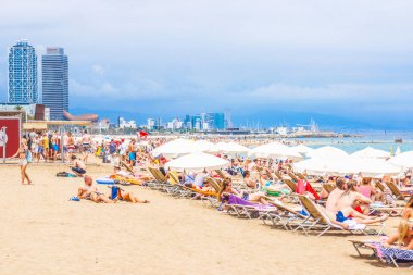 Barceloneta Plajı (İspanya Barselona)