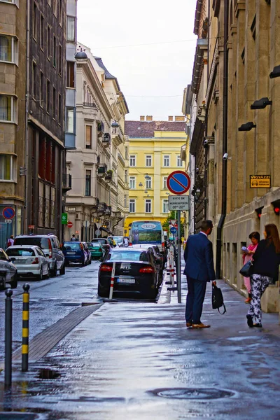 Rues Budapest Hongrie — Photo