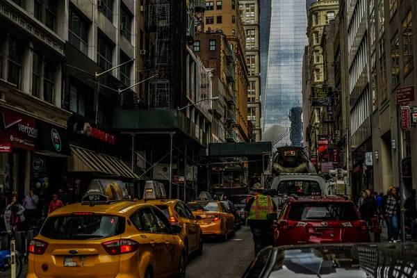 Streets New York Lower Manhattan — Stock Photo, Image