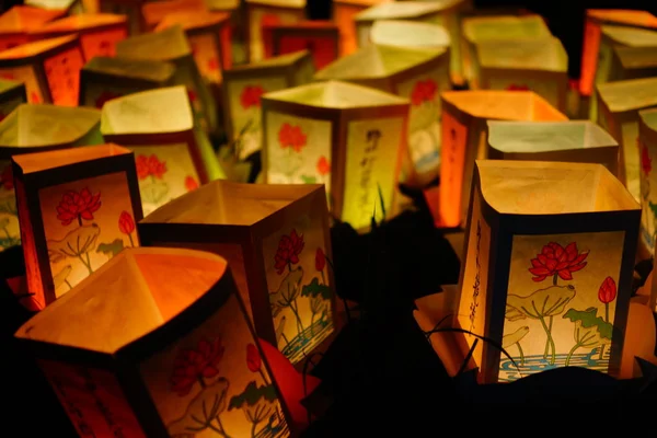 Lots Lanterns Selective Focus — Stock Photo, Image