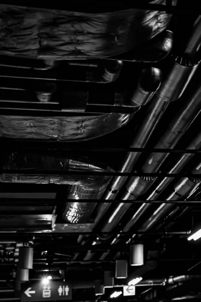 Tavan Boruları Fabrikasının Resmi — Stok fotoğraf