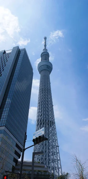 Tokyo Sky Tree Bom Tempo — Fotografia de Stock