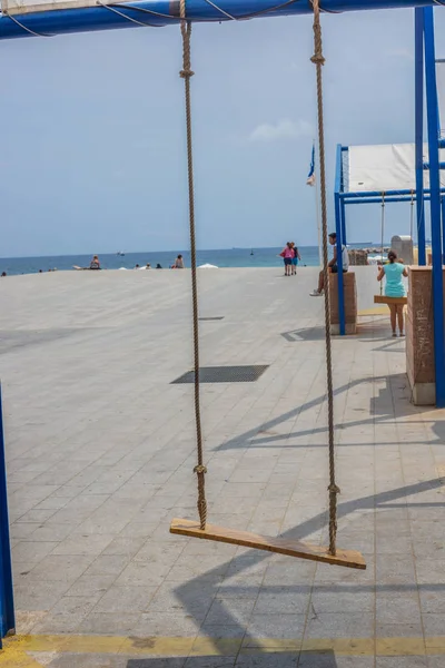 Barceloneta Plajı Spanya Barselona — Stok fotoğraf