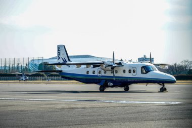 Pervaneli uçağın görüntüsü