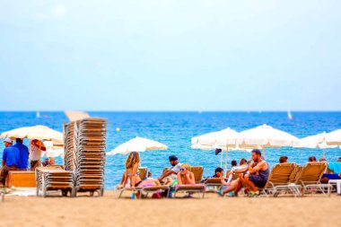 Barceloneta Plajı (İspanya Barselona)