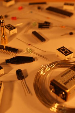 Elektronik araçlar resim, seçici odak