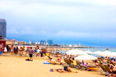 Barceloneta Plajı (İspanya Barselona)