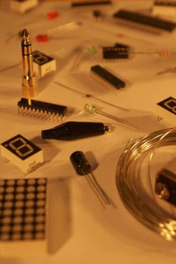 Elektronik araçlar resim, seçici odak