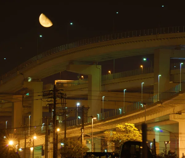 大口码头夜景 — 图库照片