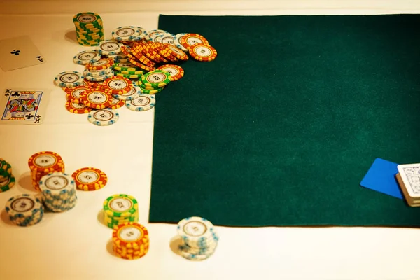 Kumarhane Poker Resmi Texas Holdem — Stok fotoğraf