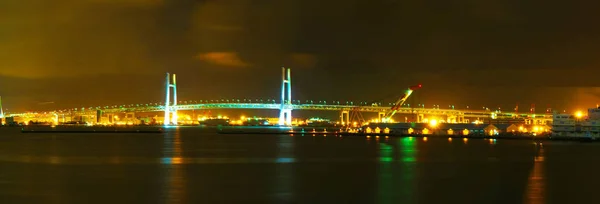 Immagine Night Bay Bridge — Foto Stock