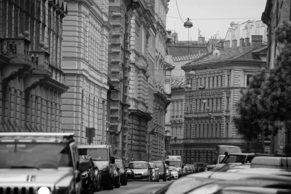 Straßen Von Budapest Ungarn — Stockfoto