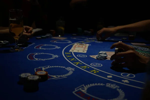 Imagen Casino Poker Texas Holdem — Foto de Stock