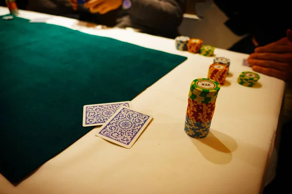Immagine Casino Poker Texas Holdem — Foto Stock