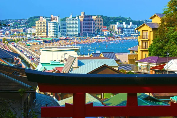 Sommer Der Küste Von Enoshima — Stockfoto