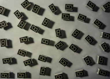 Rastgele yerleştirilen görüntünün elektronik parçaları