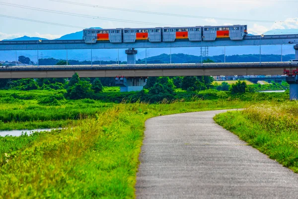 Tama Monorail Stand Date Bridge — Stockfoto