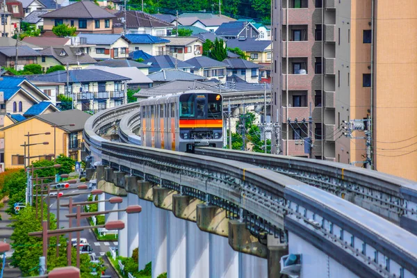 Tama Monorail Which Runs Residential Area — Stock Photo, Image