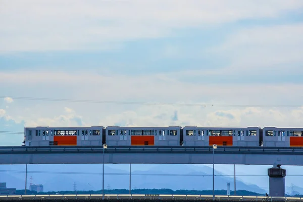 Tama Monorail Stand Date Bridge — Stockfoto