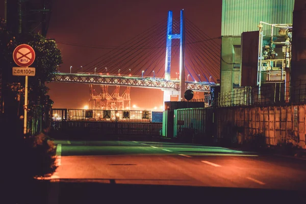 Yokohama Bay Bridge Night View Tsurumi Yokohama City — Stock Photo, Image