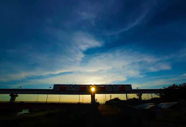 Tama Jednokolejka Stánku Date Bridge — Stock fotografie