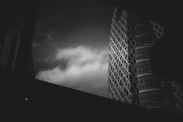 Skyscrapers Shinjuku Tokyo Monochrome — Stock Photo, Image