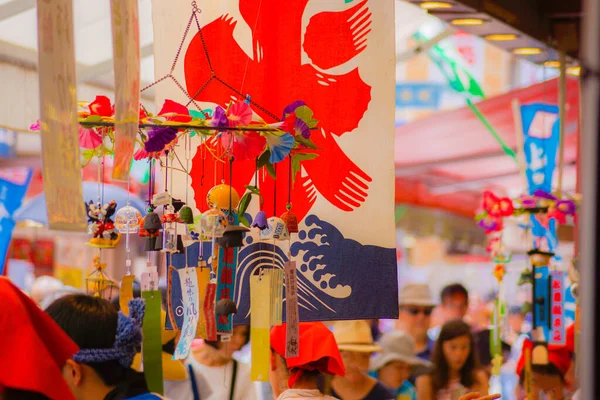 Verano Campanadas Viento Cultura Japonesa —  Fotos de Stock