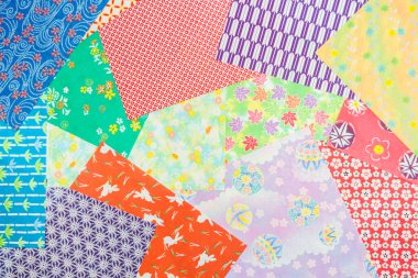 Çivili Japon kağıdından Origami