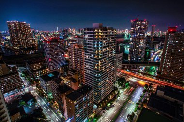 Shinagawa-ku, Tokyo 'da yüksek katlı bir apartman grubu.