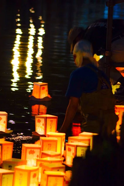 Toronagashi Lanterns Chofu Tokyo — Stock Photo, Image