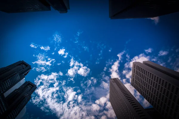 Skyscrapers Blue Sky Shinjuku — Stock Photo, Image