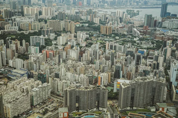 Hong Kong Skyline Visible Observatory Sky100 — Stock Photo, Image