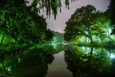 Sise sarılmış Inokashira Parkı
