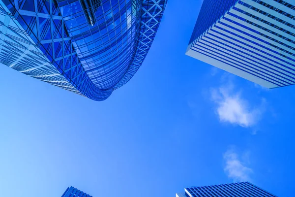 Wolkenkratzer Und Der Blaue Himmel Von Shinjuku — Stockfoto