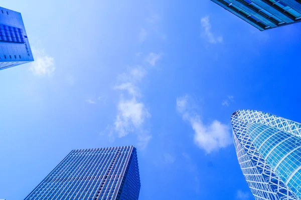 Wolkenkrabbers Blauwe Lucht Van Shinjuku — Stockfoto