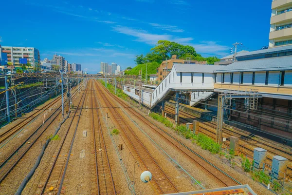 Yokohama Stasyonu Giden Hat Grubu — Stok fotoğraf