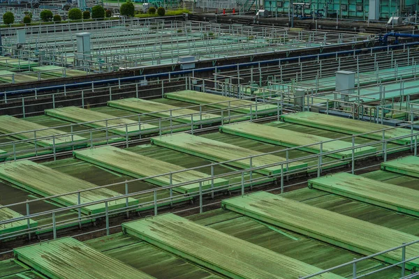 Tama River Upstream Water Reclamation Center Tokyo Bureau Sewerage — стокове фото