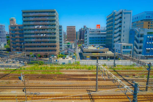 多摩地域の住宅街と青空 — ストック写真