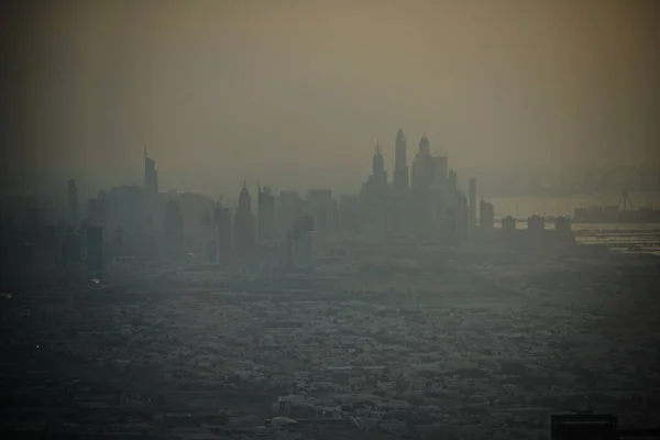 Вид Дубай Смотровой Площадки Бурдж Халифа — стоковое фото