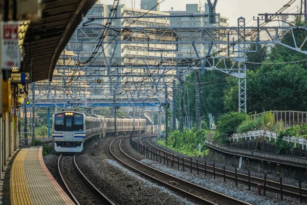 Piattaforma Della Stazione Hodogaya Yokohama Linea Shonan Shinjuku — Foto Stock